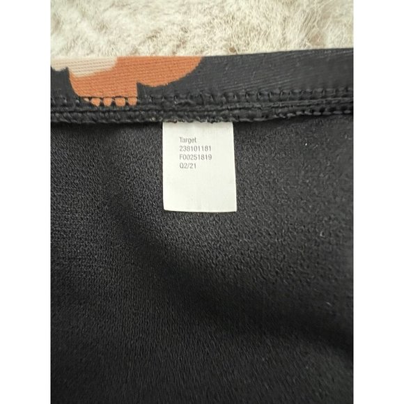 Shade & Shore Women's Size medium Black Brown Printed Bikini Bottoms New - Picture 6 of 9